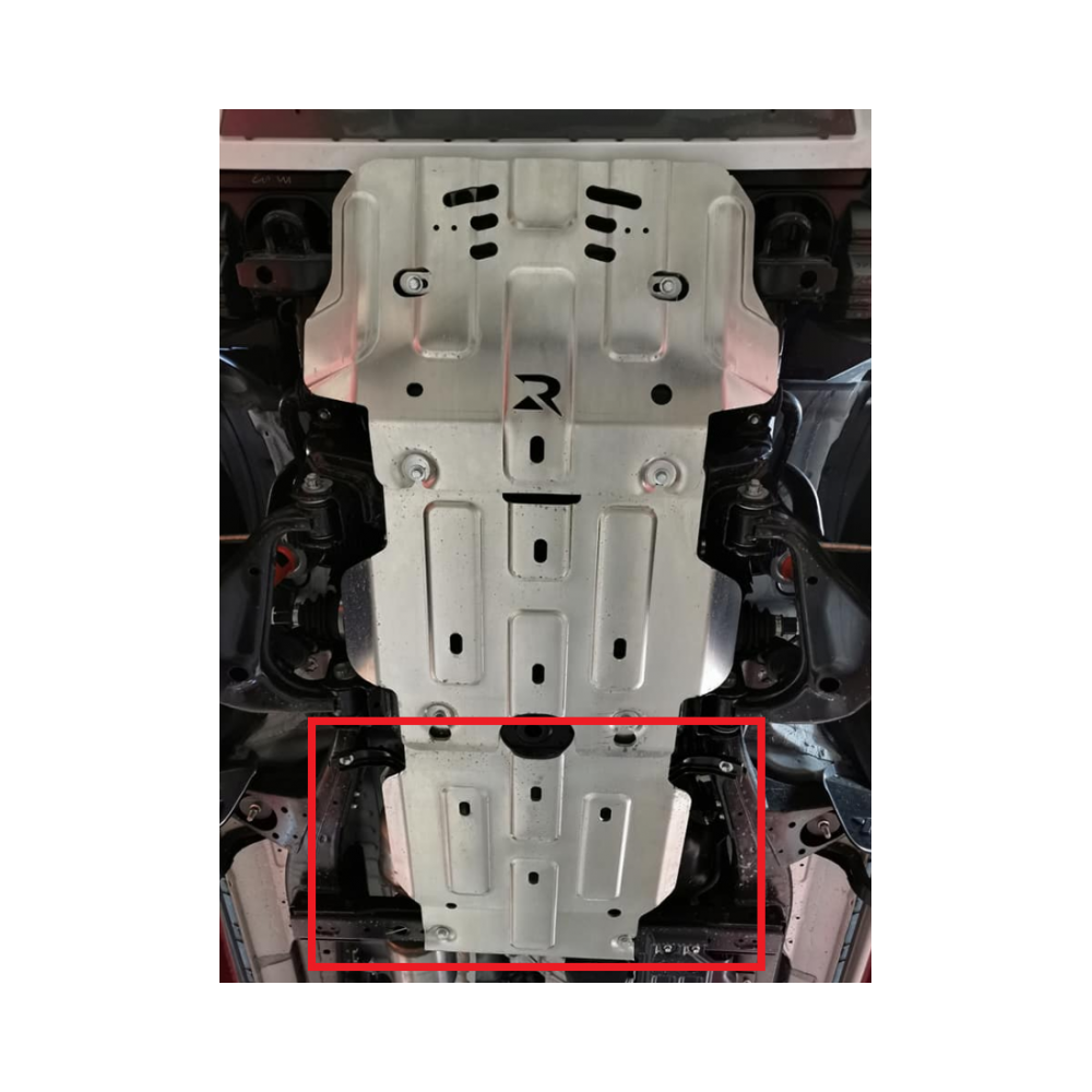 Blindage BT+BV - Toyota Hilux Revo - Alu 6mm