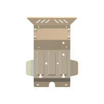 Blindage moteur Toyota Hilux Vigo 06-10 Alu 5mm embouti