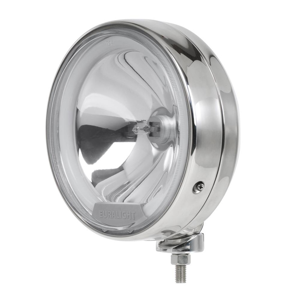 Phare de route Halogène 210 mm avec anneau led de position 24 Volts