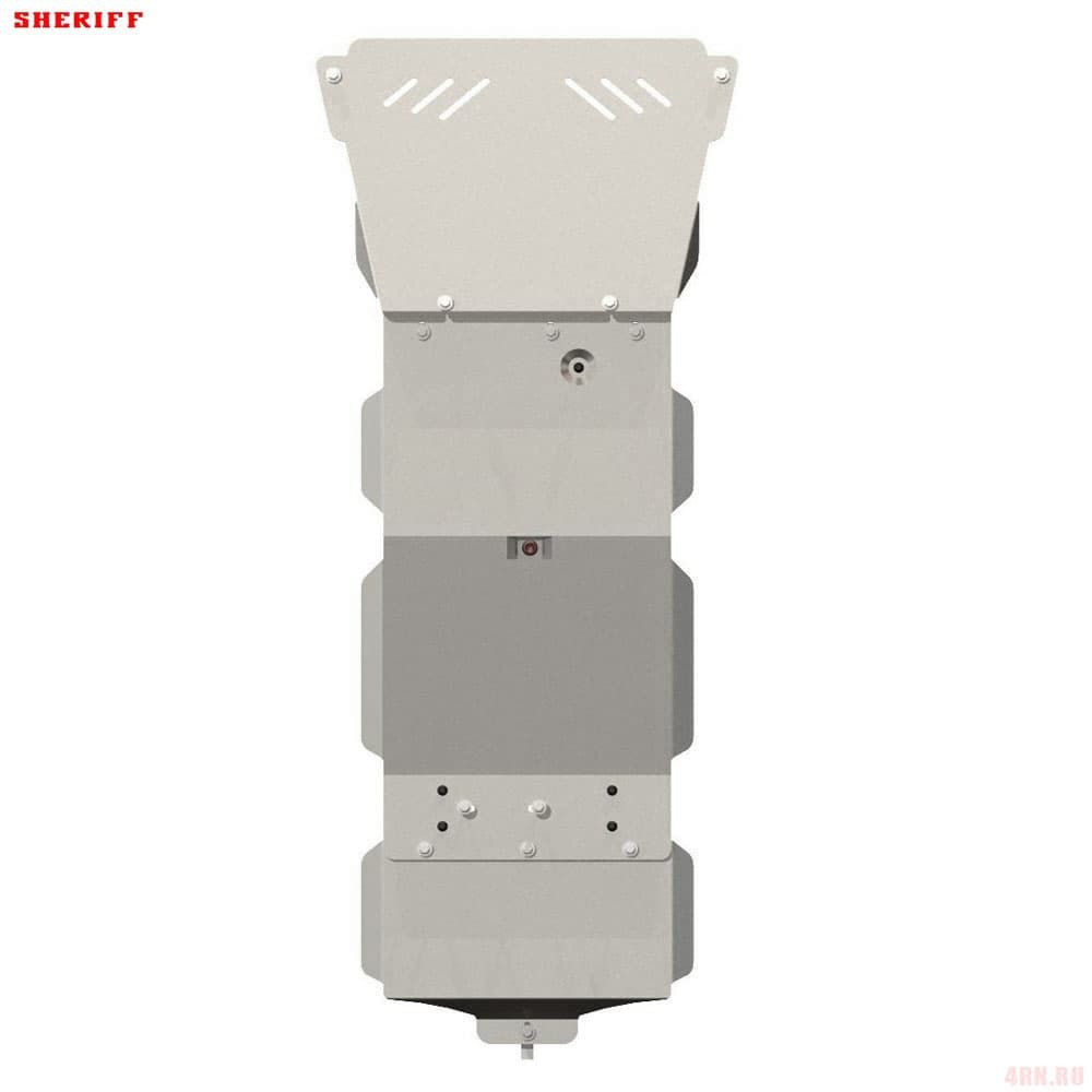 Blindage Moteur+ Boite de vitesse Nissan NP300 2016- en aluminium 5mm