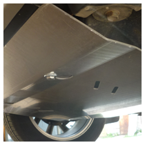 Blindage Moteur+ Boite de vitesse Nissan NP300 2016- en aluminium 5mm