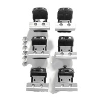 Pinces Hard top Alpha kit de 6 pour Nissan D40 / Mitsubishi L200 2005-2015 / Amarok / Mitsubishi L200 GSR