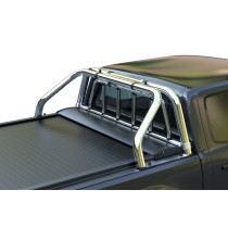 Arceau de Benne (Roll bar) à deux pieds avec arrêt de charge protection INOX Nissan Navara NP300
