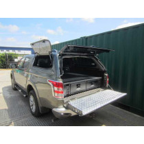 Hard top SJS avec fenêtre latérale ouverture papillon Mitsubishi L200 MK7 Série 5 double cabine2015-2019