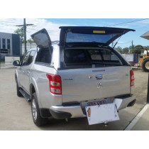 Hard top SJS avec fenêtre latérale ouverture papillon Mitsubishi L200 MK7 Série 5 double cabine2015-2019