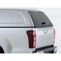 Vitre arrière complete Hard top Aeroklas  Isuzu D-max 2015-2020- verrouillage centralisé avec fil chauffant, Teintée foncé-