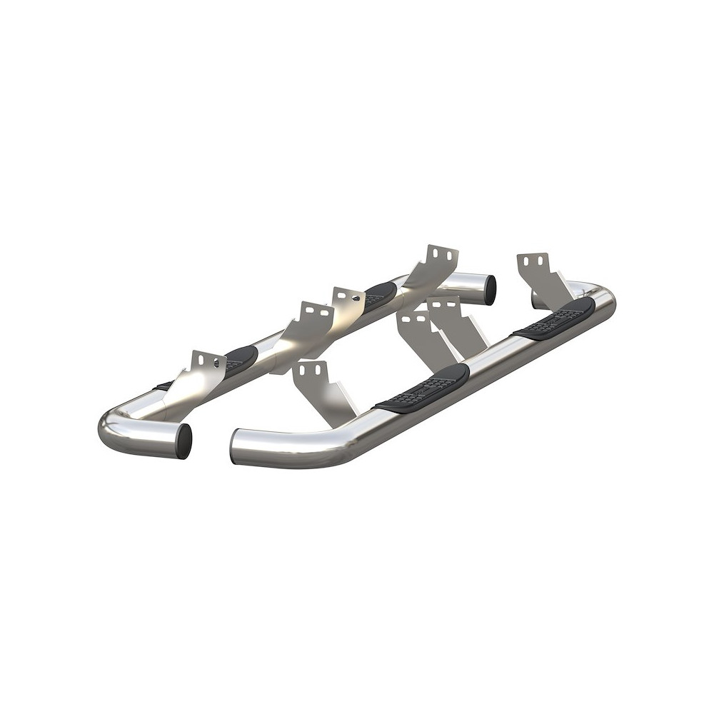 Marche Pieds Inox 76 mm pour Hummer H2 2003-2007