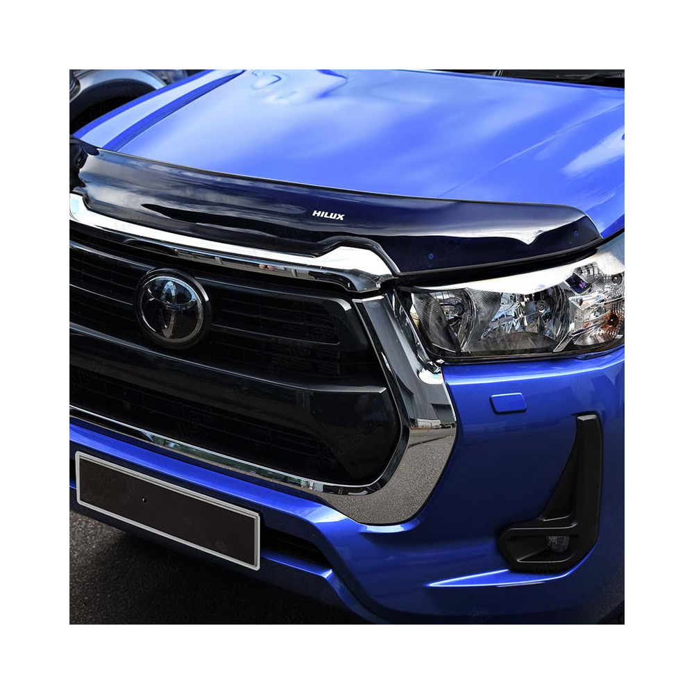 Déflecteur de capot avec logo Toyota Hilux 2021-