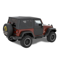 Portes Toiles Bestop en deux parties avant Black Diamond