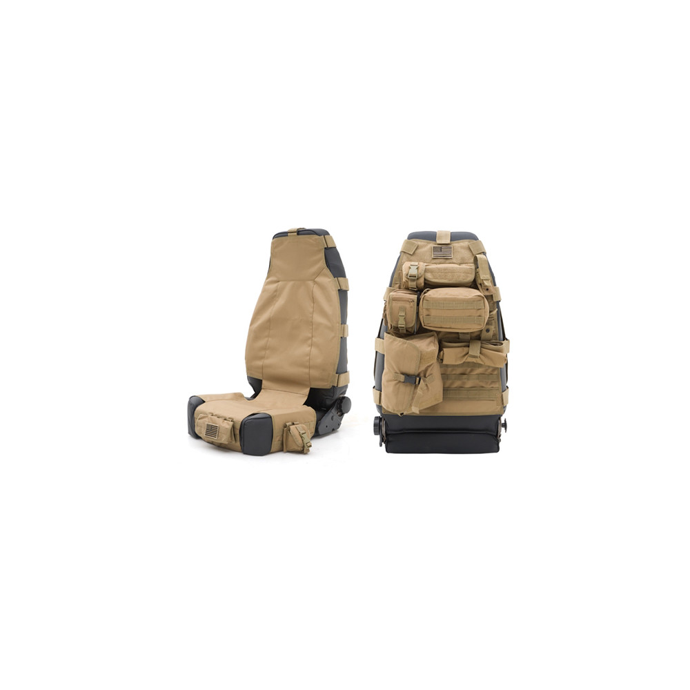 Housse de siège avant comprenant 7 poches TAN