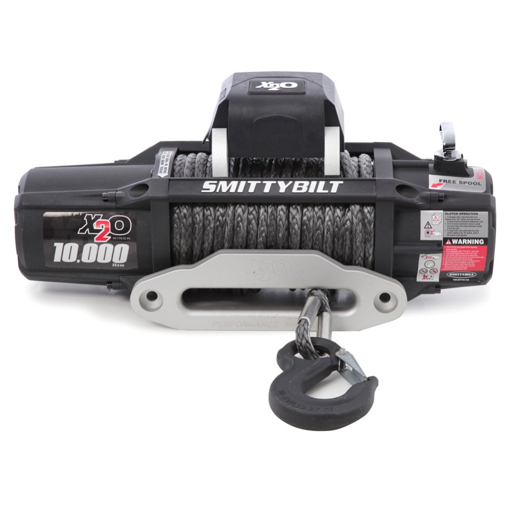 Treuil 10 K étanche / Câble synthétique / Commande sans fil