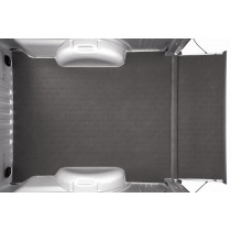 Tapis de sol à cabine double BedRug Impact Matte avec plateau de 5 pi