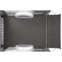 Tapis de sol à cabine double BedRug Impact Matte avec plateau de 5 pi