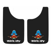 Bavette caoutchouc BACK OFF 28X48 cm