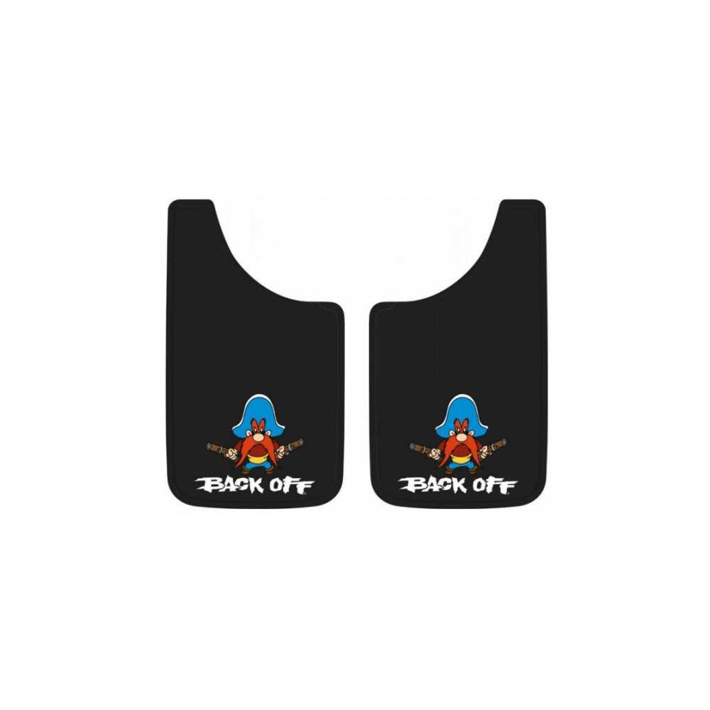 Bavette caoutchouc BACK OFF 28X48 cm