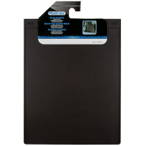 Bavette caoutchouc plain black 47X61 cm