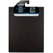 Bavette caoutchouc plain black 47X61 cm