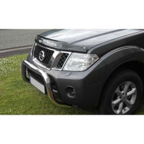 Deflecteur de capot teinté avec logo Nissan Navara D40 2005-2010