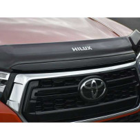 Deflecteur de capot teinté avec logo Toyota Hilux Invincible X 2018+