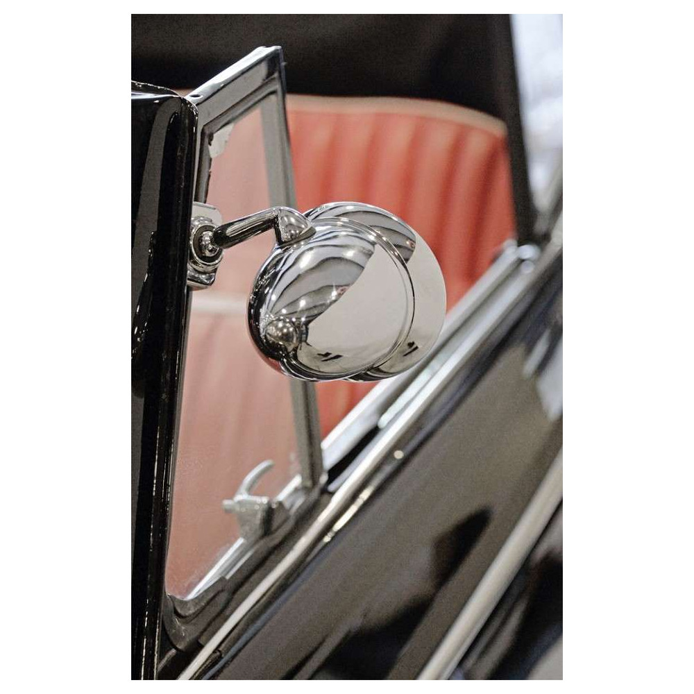 Rétroviseur sphérique vintage 100 mm en Métal chrome