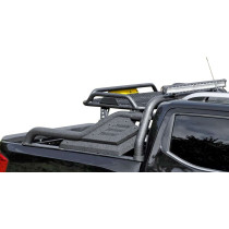 Arceau de sécurité Stealth noir avec panier à bagage Isuzu D-Max 2012-2019