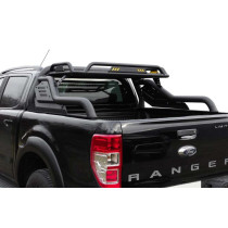 Arceau de sécurité Stealth noir avec panier à bagage Ford Ranger 2012-2018