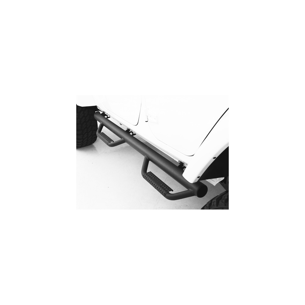 Marche pieds latérale Nerf Smittybilt Wrangler JK 07 - 18 4 portes
