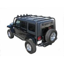 Galerie de toit TRAILFX Jeep Wrangler JK 2007-2018 5 portes Jeep Wrangler JL 2018- 4 portes