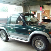 Visiere de pare-brise Mitsubishi Pajero MK2 (1991-1999)