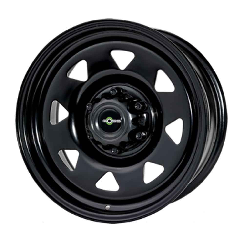 Jante GOSS Triangular Noire 7X15 6x139.7 ET-6 CB110 Toyota-Nissan-Mitsubitshi