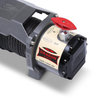 Treuil Dragon électrique 12V-24V Maverick 13000 lbs, 5.8T, avec câble synthétique 20m pour dépanneuses et véhicules municipaux