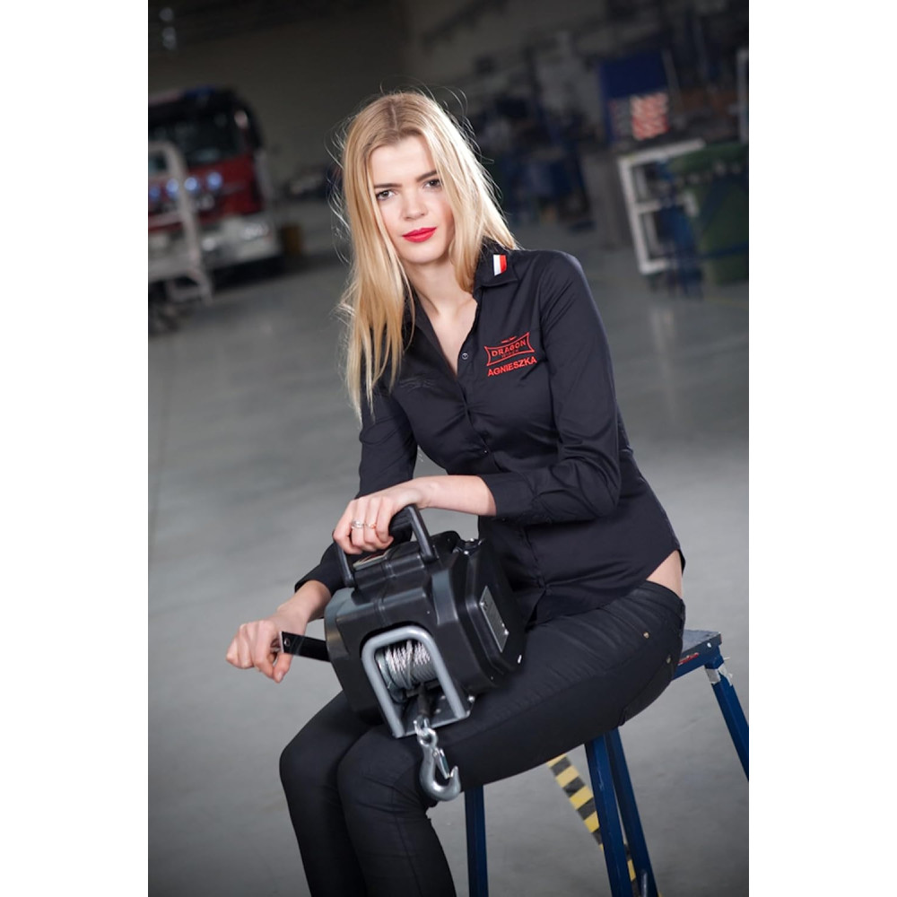 Treuil électrique portable 12V 5000 lbs (2267 kg) avec 9m de câble en acier avec télécommande à câble