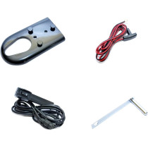 Treuil électrique portable 12V 5000 lbs (2267 kg) avec 9m de câble en acier avec télécommande à câble