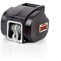 Treuil électrique portable 12V 5000 lbs (2267 kg) avec 9m de câble en acier avec télécommande à câble