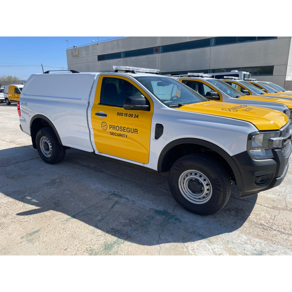 Hard-Top Starlux sans vitres latérales Ford Ranger simple cabin 2023+