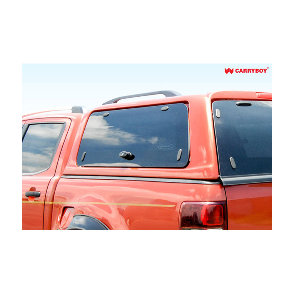 Vitre latérale papillon complete Centralisée hardtop Carryboy S056 Nissan D40