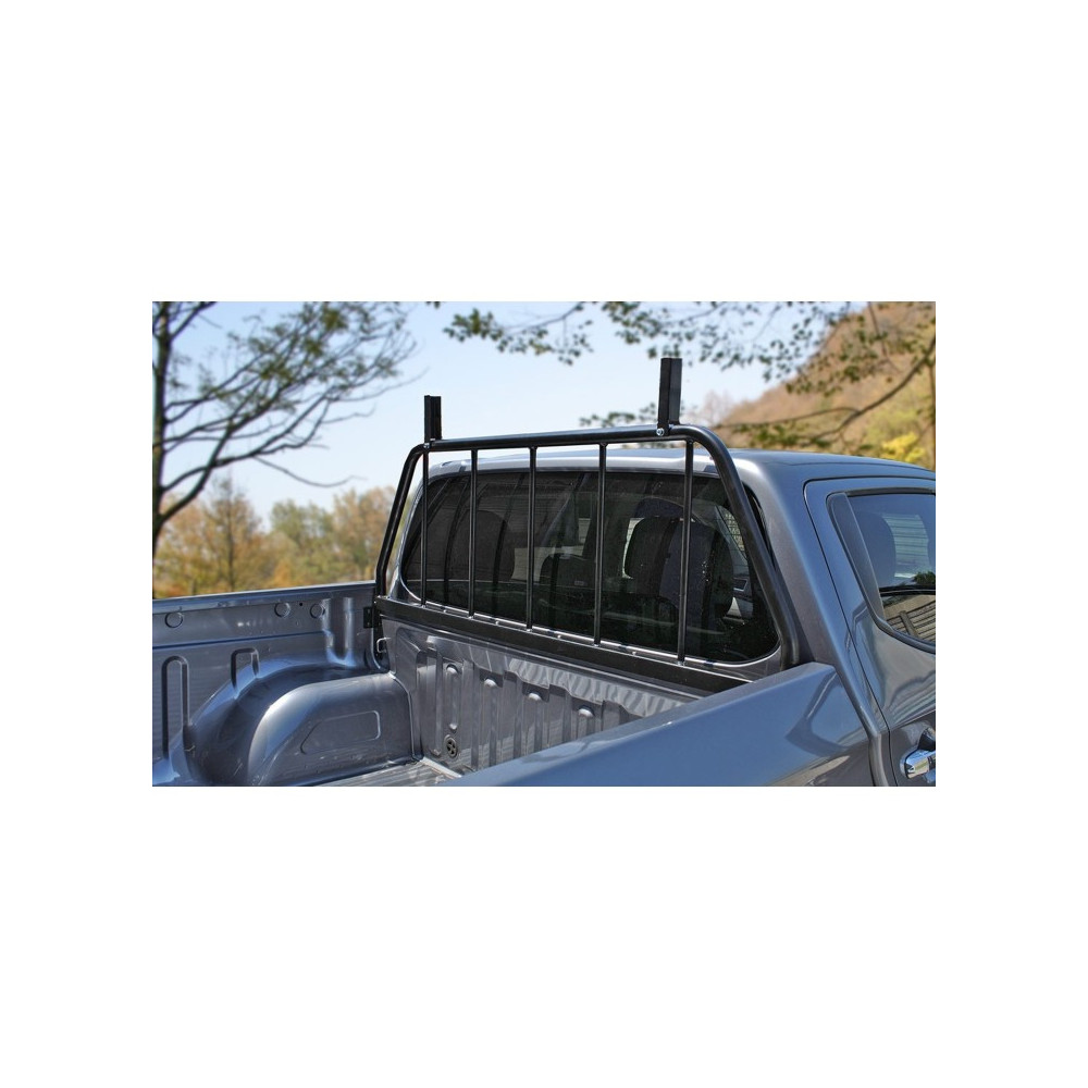 Grille de protection de vitre arrière avec porte tube Fiat FullBack 2016-