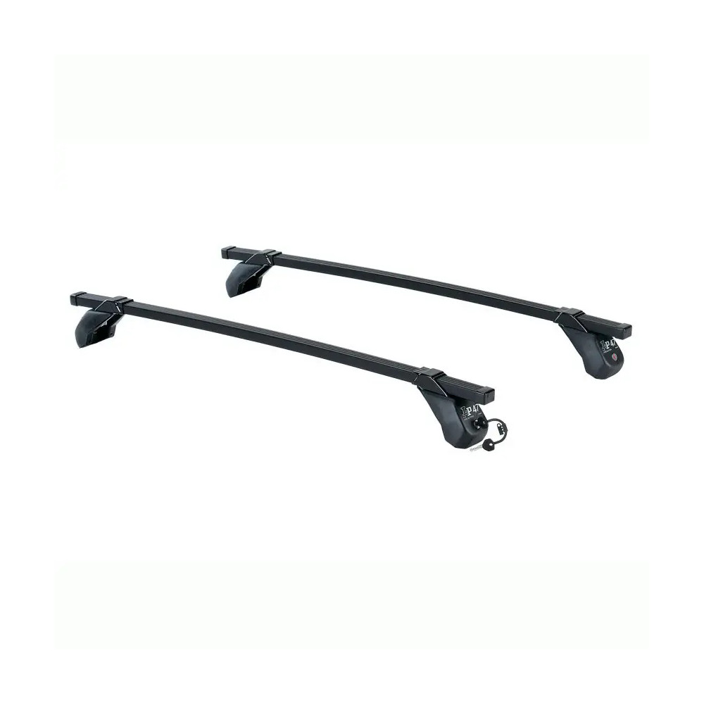Jeu de 2 barres de toit Classiques en Acier pour Toyota Hilux 4 portes 2016+