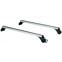 Jeu de 2 barres de toit Aéro en Aluminium pour Toyota Hilux 4 portes 2006+