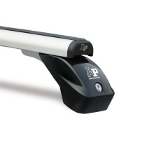 Jeu de 2 barres de toit Aero en aluminium pour Toyota Hilux 2 portes 2016+