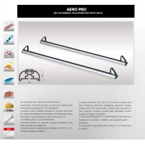 Jeu de 2 barres de toit Pro Alu Aero-pro pour Toyota Land Cruiser serie 100 1998+