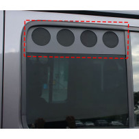 Panneau de Ventilation ronde Persienne pour Jeep Wrangler JL 4 Portes 2018-