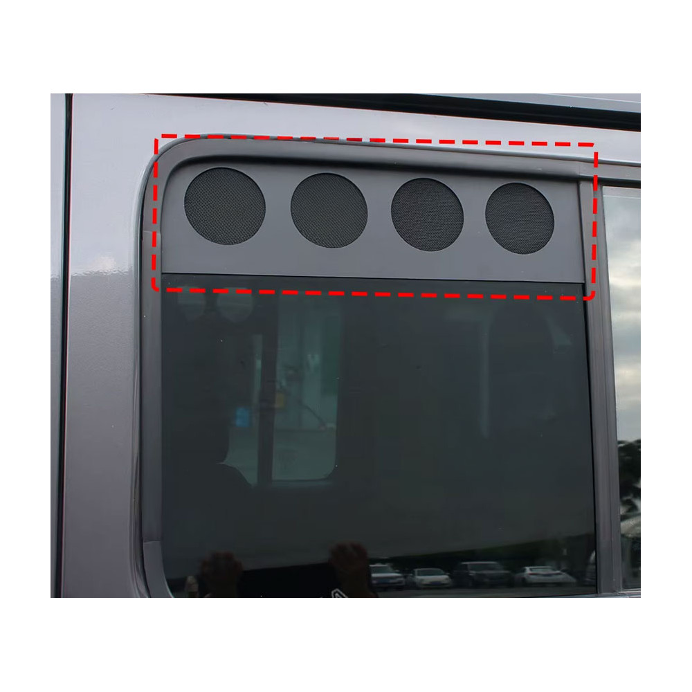 Panneau de Ventilation ronde Persienne pour Jeep Wrangler JL 4 Portes 2018-