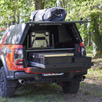Tiroir de rangement ROCKALU coulissant Double Cab (avec plancher)