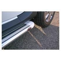 Marches Pieds Aluminium blancs Ford Ranger Super Cab 2012-2022