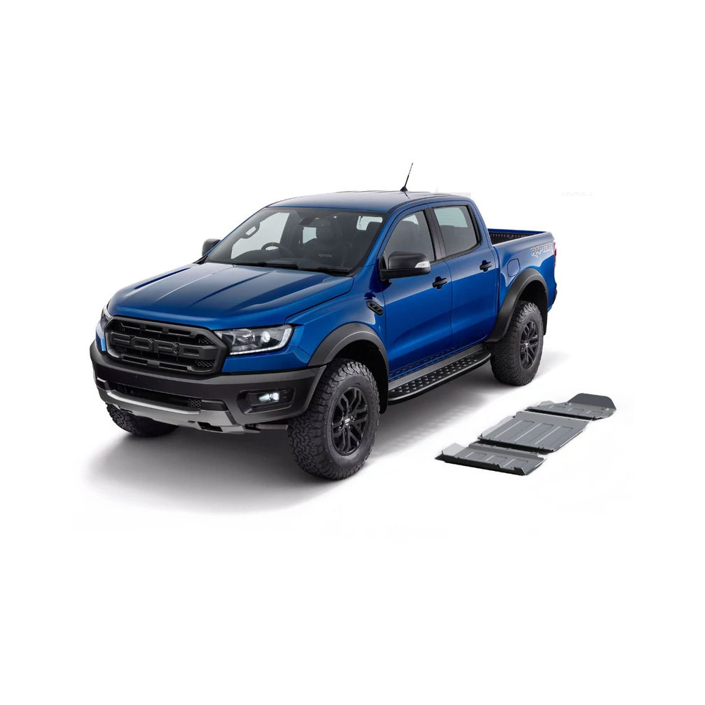Kit Blindage protection Rival en aluminium 4 mm pour Ford Ranger Raptor 2019-2022