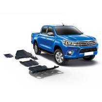Kit de Blindage protection Rival en Acier 3 mm pour Toyota Hilux 2016-