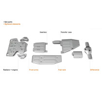 Kit de Blindage protection Rival en Acier 3 mm pour Toyota Hilux 2016-