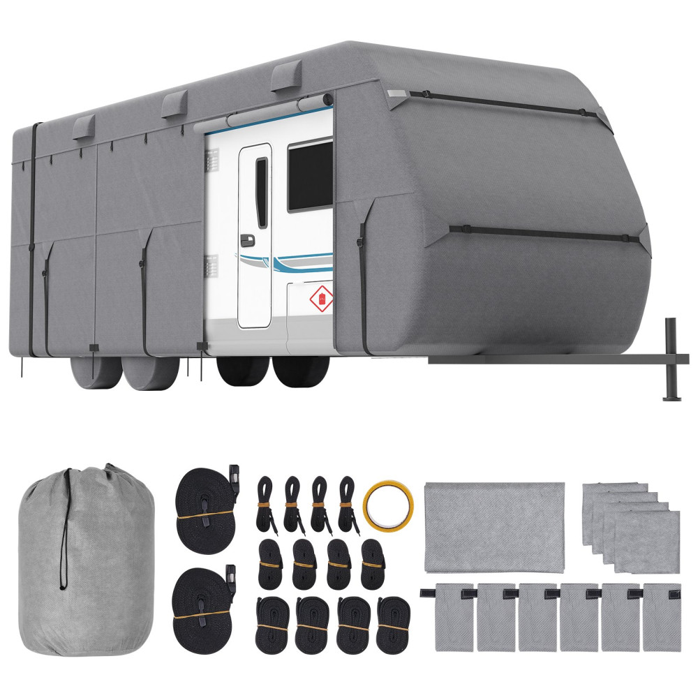 Housse bâche de protection caravane camping-car 7,3-8,2 m