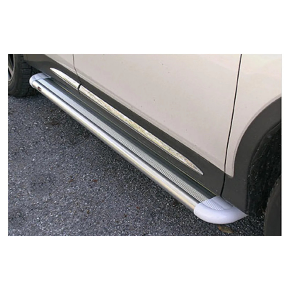 Marches Pieds Aluminium Blancs Toyota RAV4 2013-2015